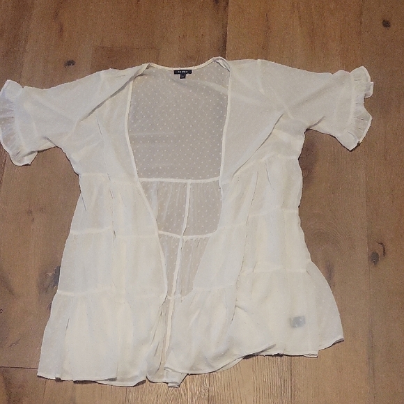 Torrid White Textured Cardigan Plus Size 2x - Picture 1 of 5